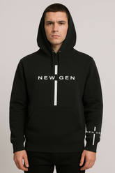 NEW GEN Cross Hoodie – Modern Streetwear Essential