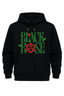 Black Rose Printed Hoodie
