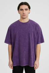 Premium Heavy, Oversized Acid Wash T-Shirt | 100% Cotton Drop Shoulder Tee