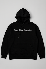 Stay Offline Hoodie – “NO WIFI IN HEAVEN” Edition