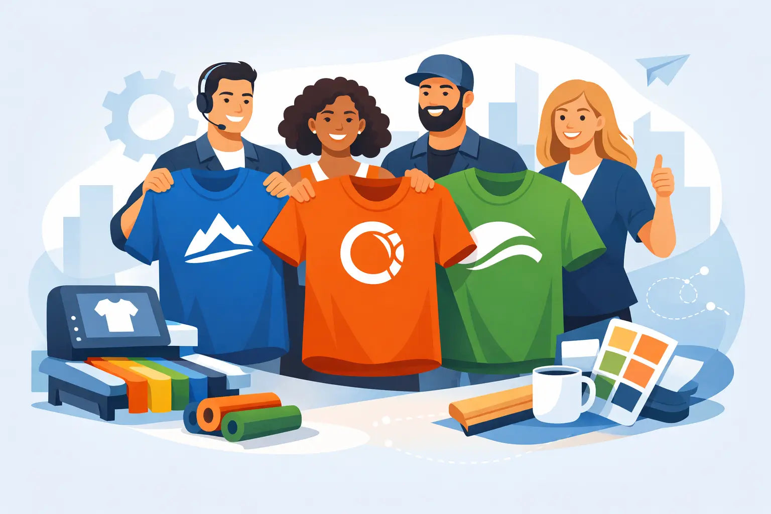 Matching Team Shirts Custom Print for Every Crew