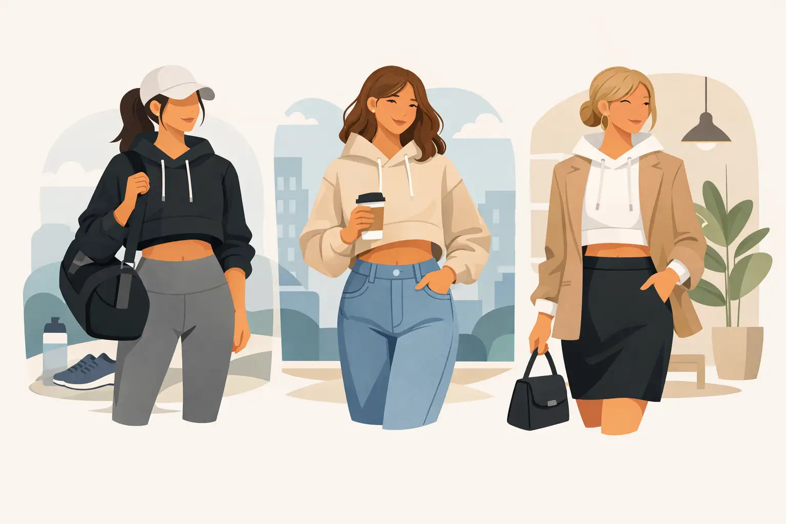 How to Style Cropped Hoodies for Any Day