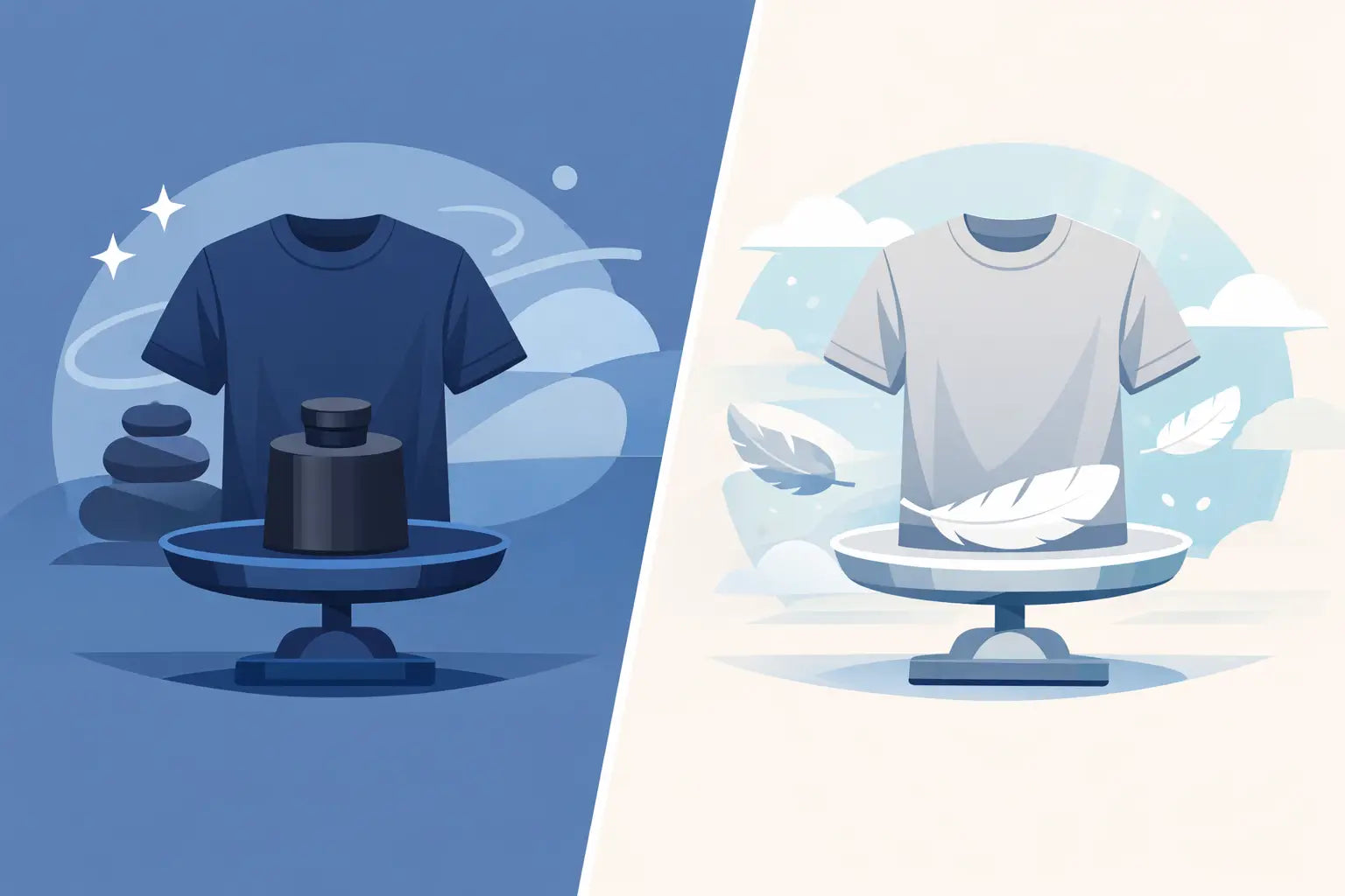 Heavyweight Tees vs Lightweight Tees