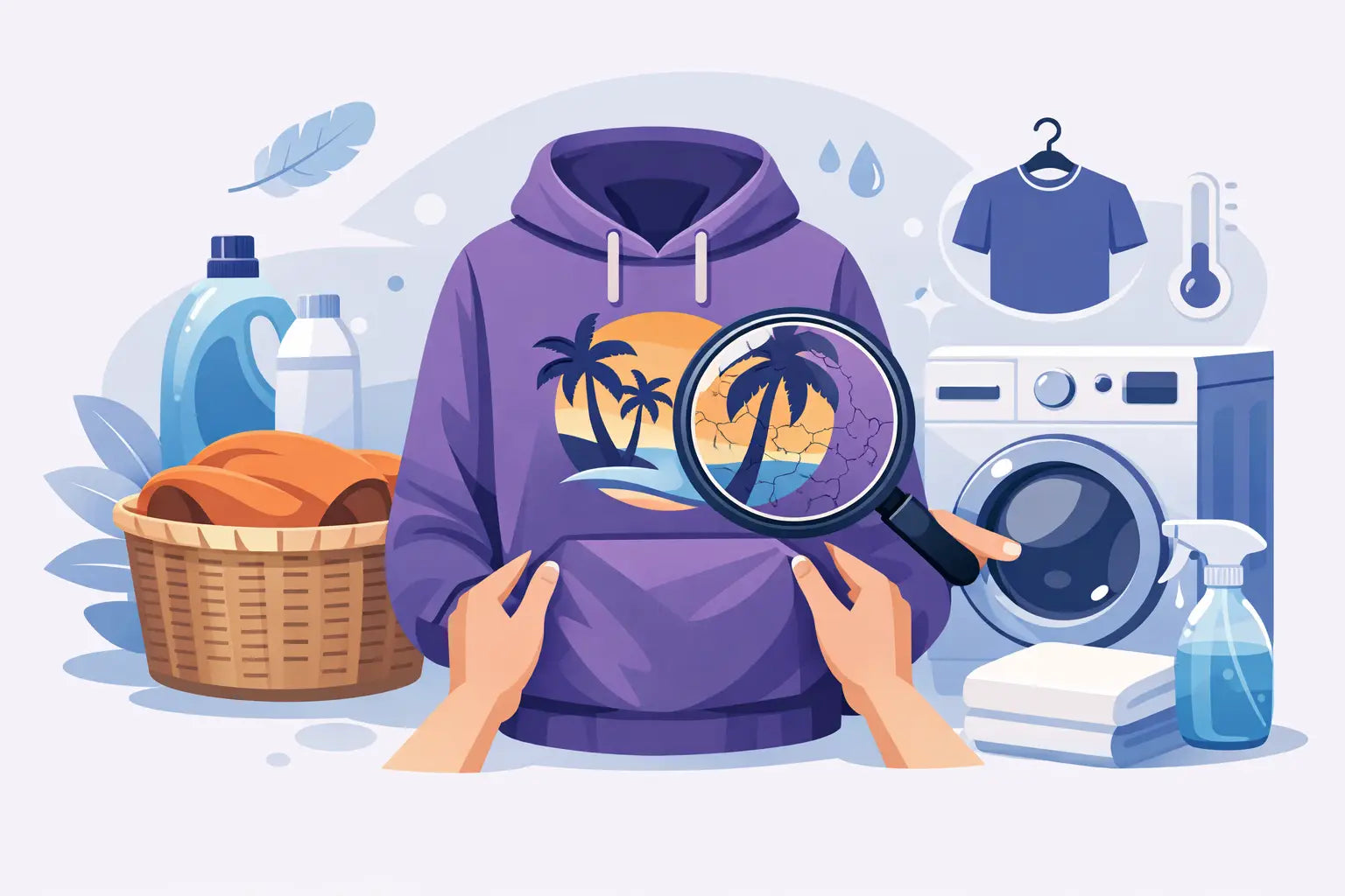 How to Wash Printed Hoodies Without Cracking