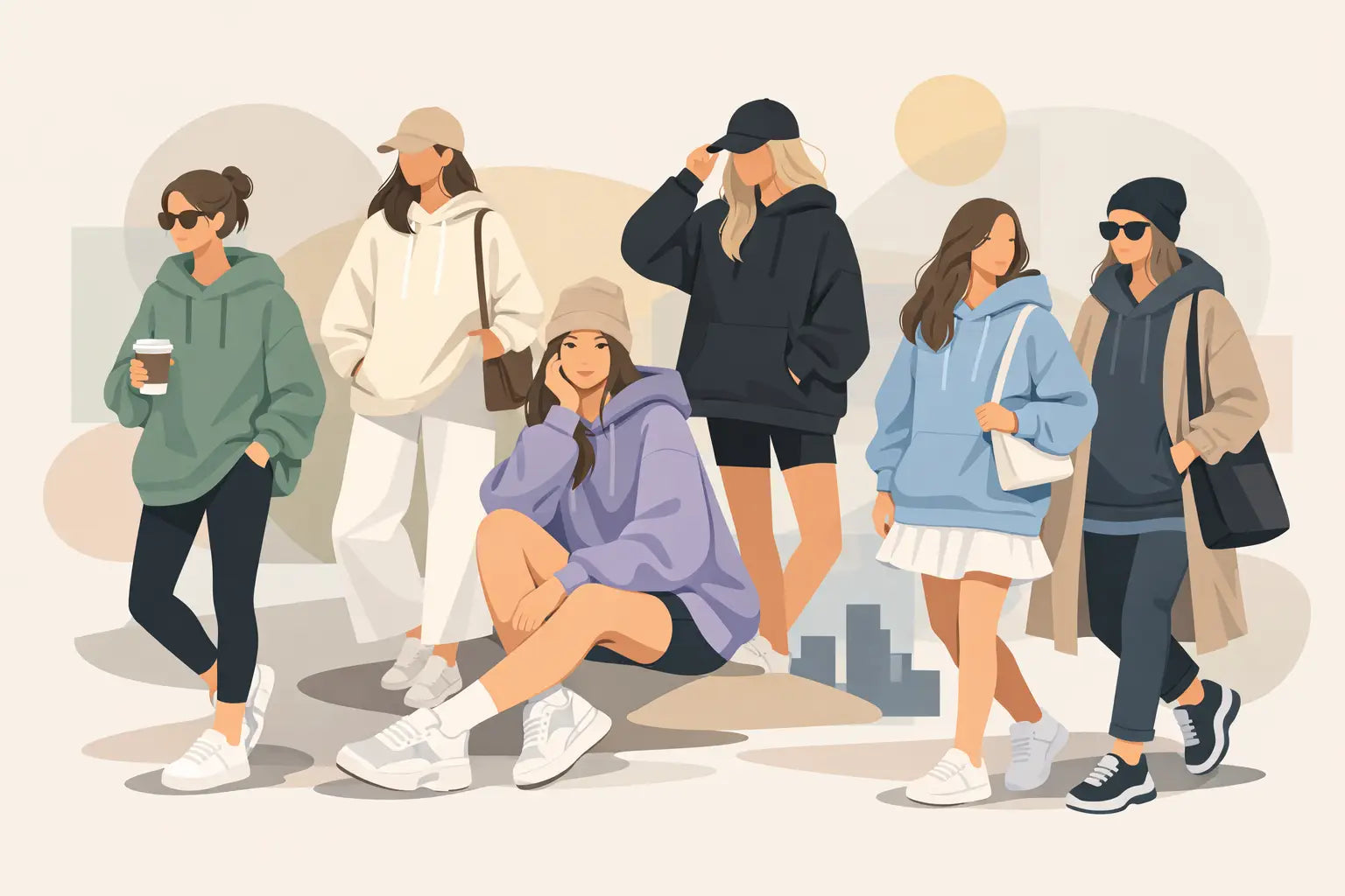 7 Women’s Oversized Hoodie Outfits to Wear