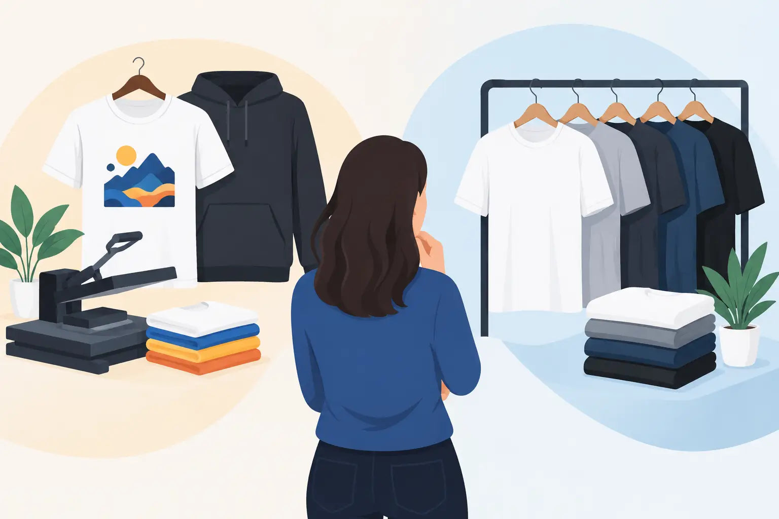 Custom Apparel vs Retail Basics: What to Buy