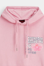 Washington DC Blossom Graphic Hoodie – Women’s Pink Streetwear Hoodie