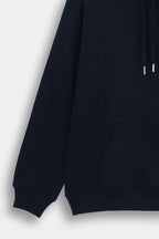 Classic Premium Fleece Pullover Navy Hoodie – Unisex Streetwear