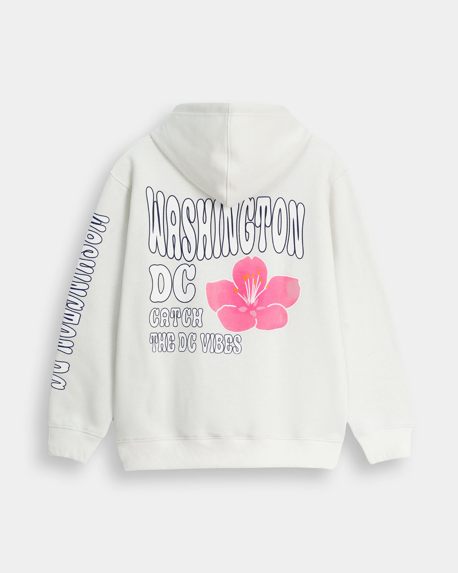 Washington DC Blossom Graphic Hoodie – Premium Streetwear Pullover