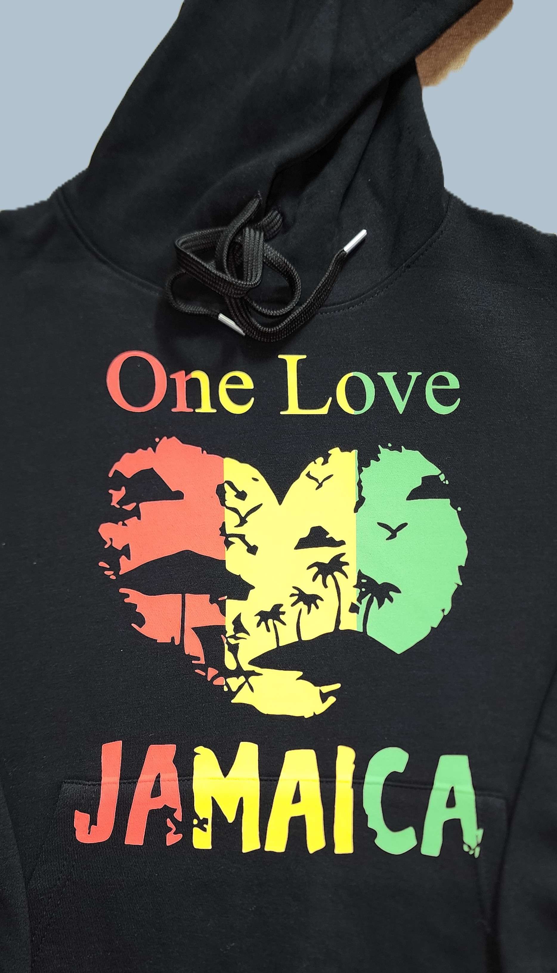 One Love Jamaica Hoodie | Rasta Vibes & Island Pride Secondary image