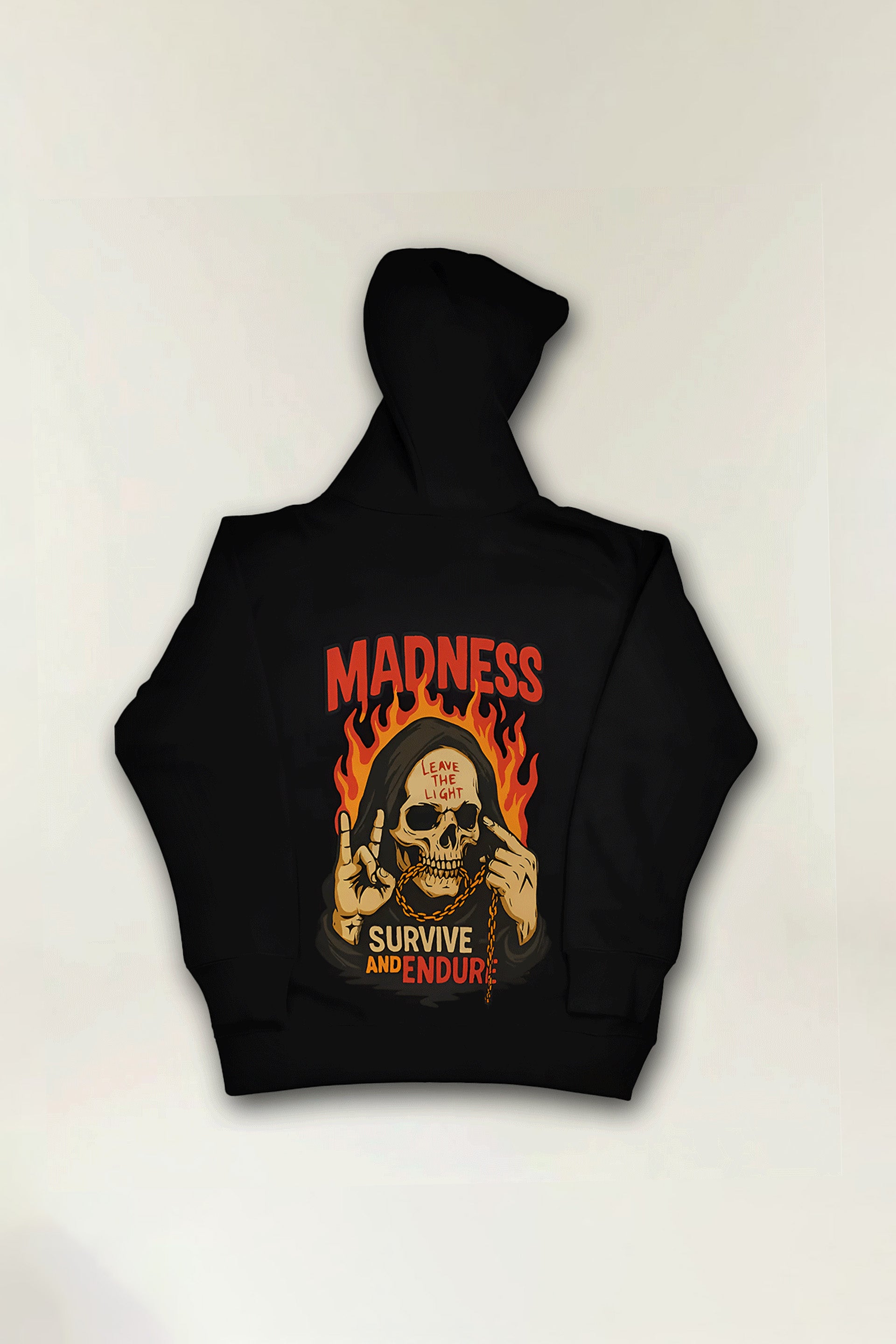 Survive & Endure “Madness” Graphic Hoodie – Black