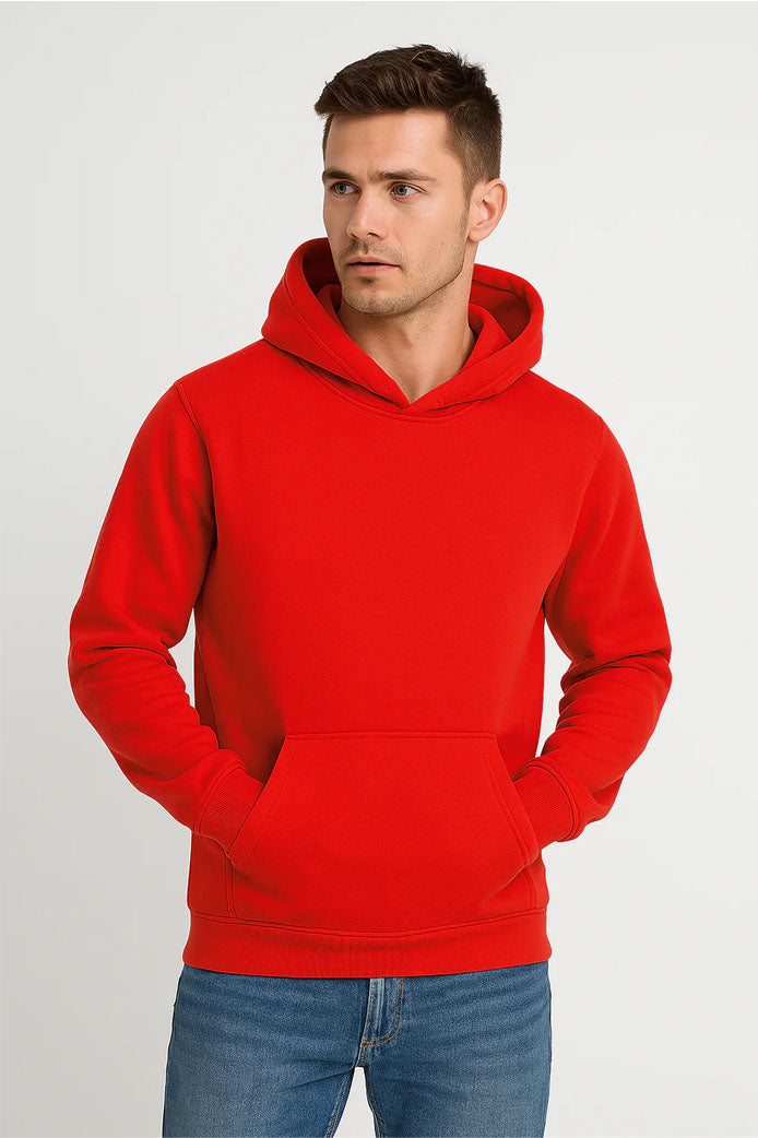 Men's Basic Pullover Hoodie