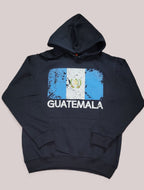 Guatemala Flag Hoodie – Vintage Distressed Print | Unisex Fleece