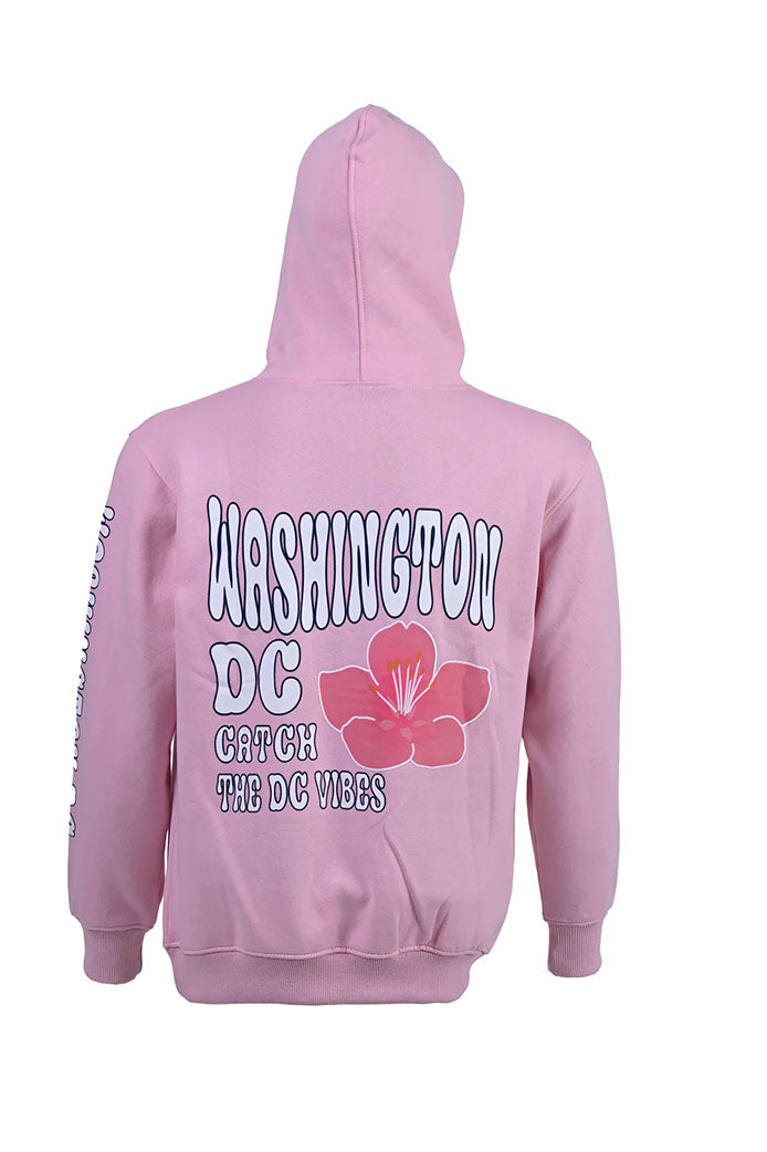 Unisex Pink Washington DC Hoodie | Catch the DC Vibes in Style Secondary image