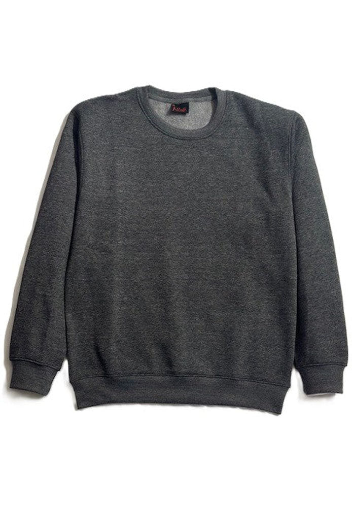 ANWA Plain Fleece Crew Neck Sweatshirts Uni Sex