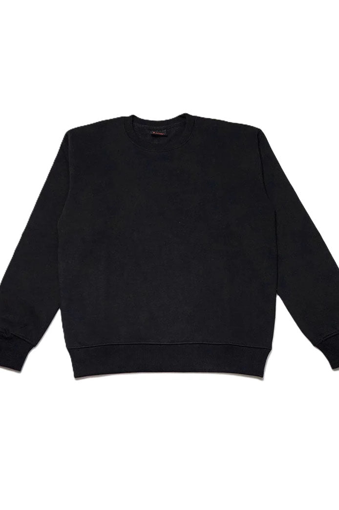ANWA Plain Fleece Crew Neck Sweatshirts Uni Sex