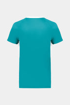Unisex Garment-Dyed Heavyweight Sea Green With White Sides