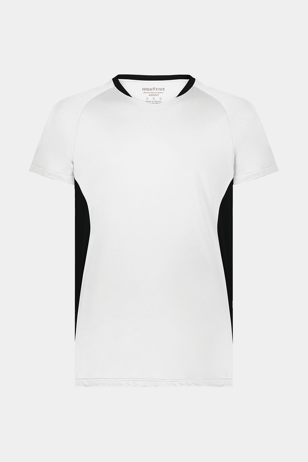 Unisex Garment-Dyed Heavyweight White With Black Sides Main image