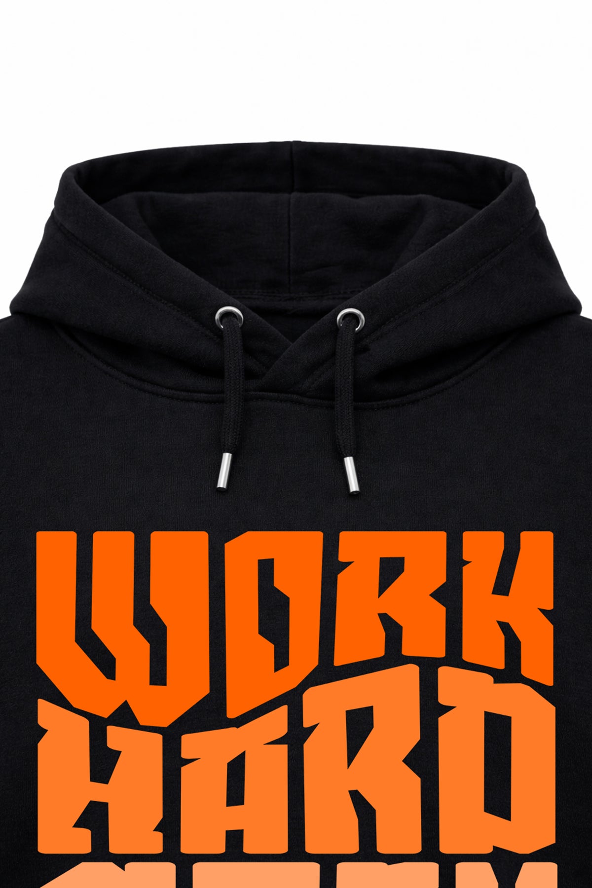 The "Stay True" Streetwear Hoodie in Jet Black Secondary image