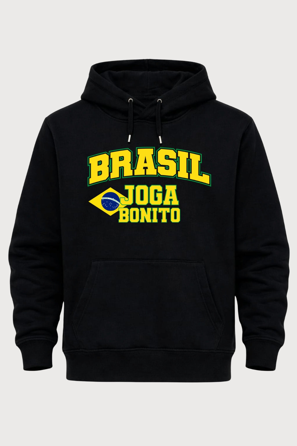Brazil : Bold Block-Print Fleece Hoodie Main image
