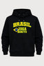 Brazil : Bold Block-Print Fleece Hoodie
