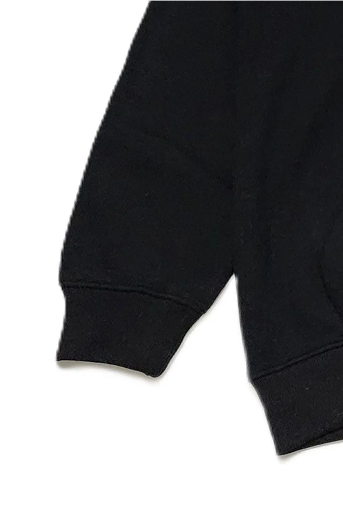 Black KING Hoodie | Mid-Weight Fleece Pullover with Crown Print