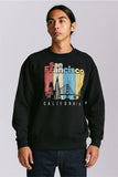 ANWA San Francisco DTF Print Sweatshirts Uni Sex