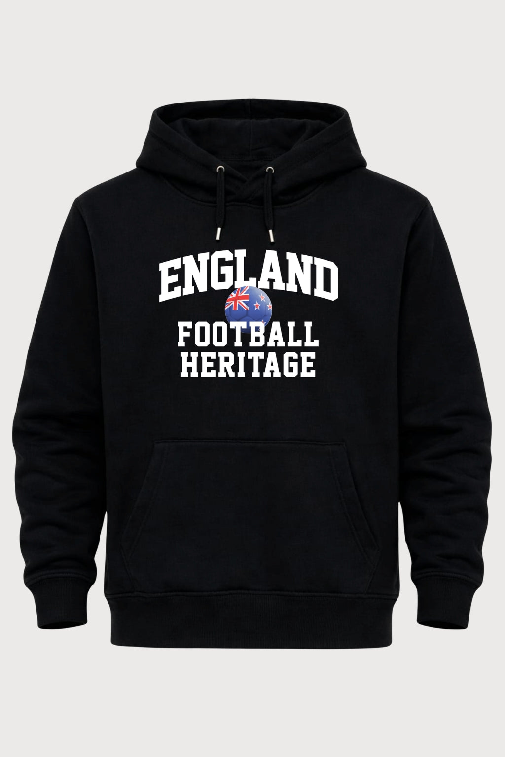 England : Bold Block-Print Fleece Hoodie Main image