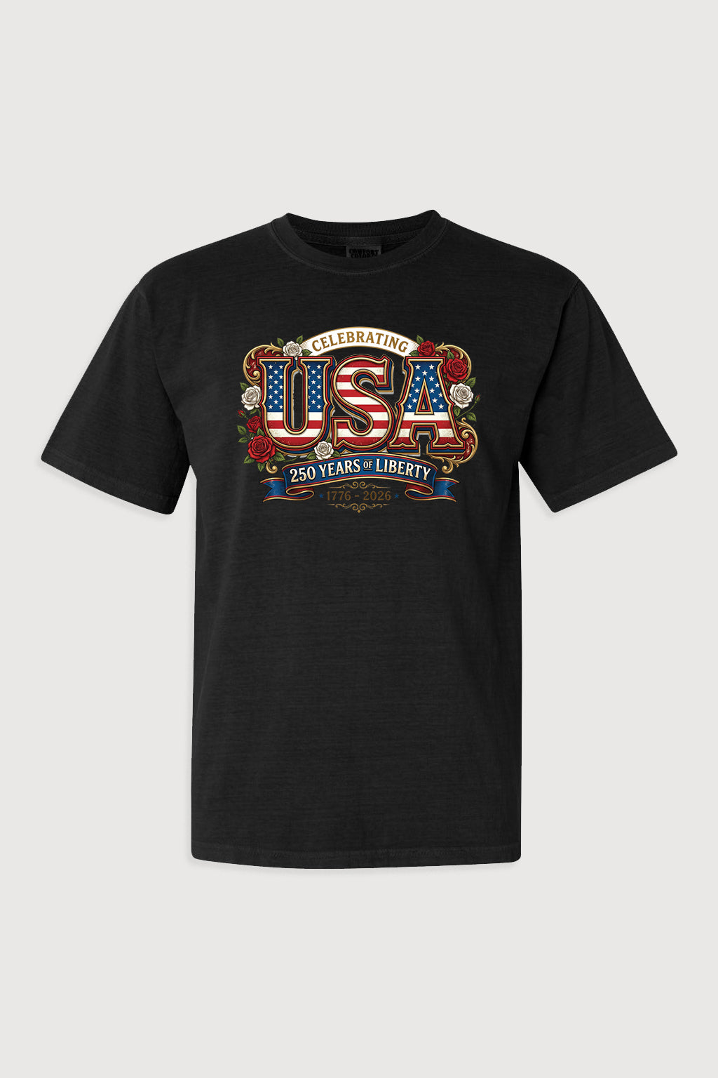 Unisex Garment-Dyed Heavyweight T-Shirt Black