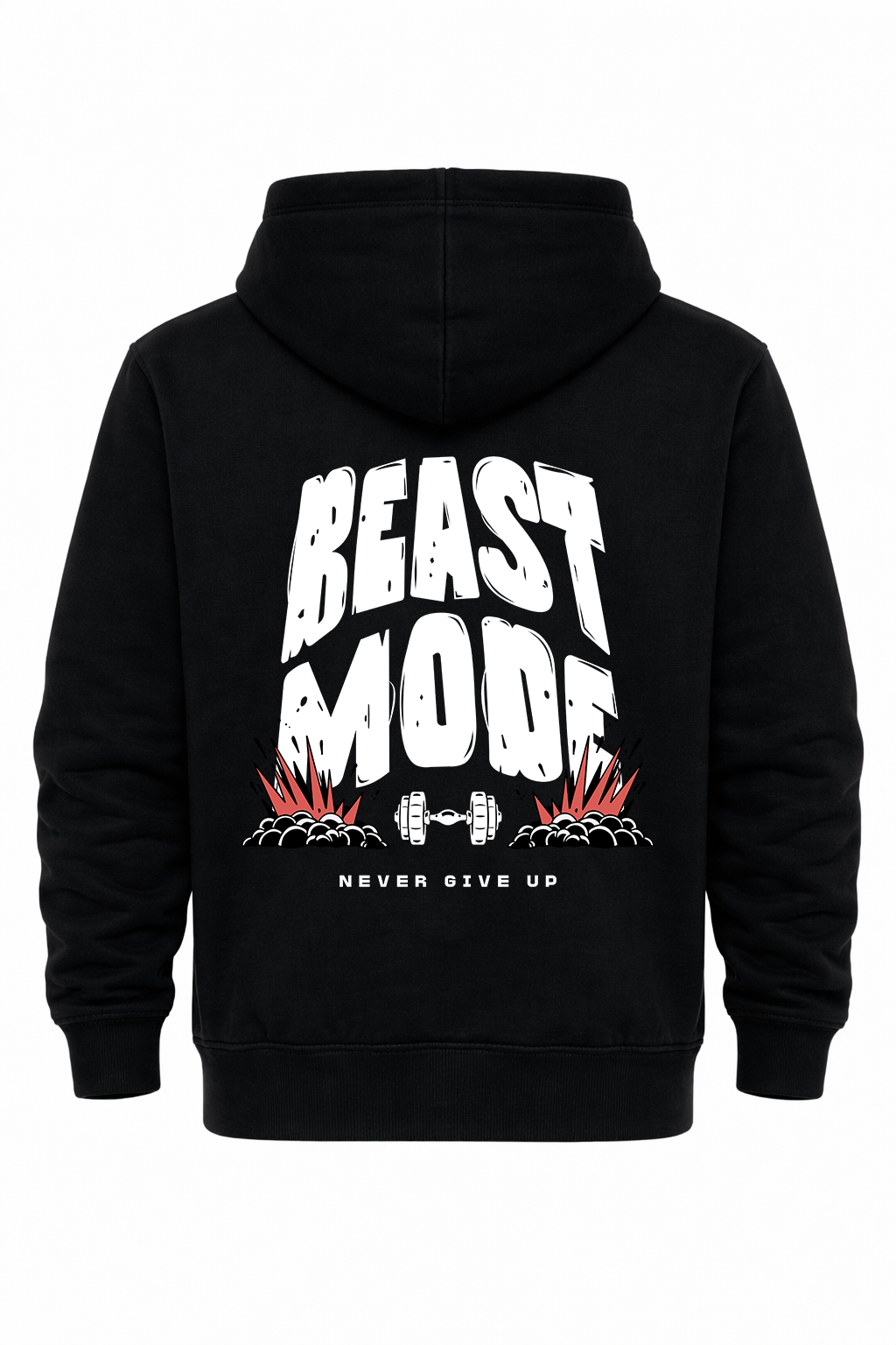 Beast Mode Hoodie - Front & Back Print Main image