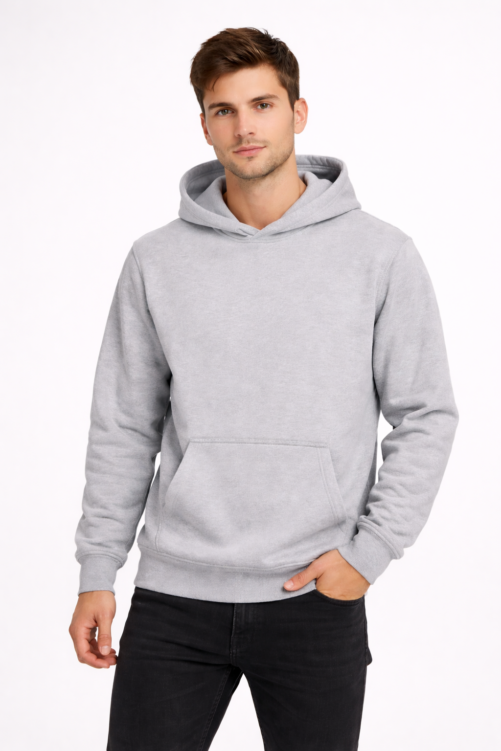 Unisex Heavyweight Loose Fit Hoodie – 450 GSM Premium Cotton Blend Oversized Pullover
