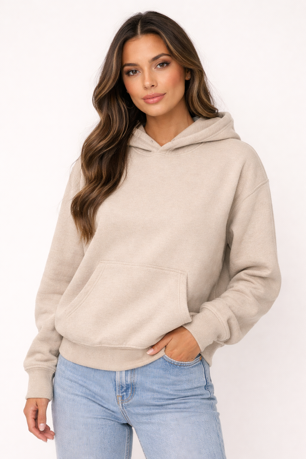 Unisex Heavyweight Loose Fit Hoodie – 450 GSM Premium Cotton Blend Oversized Pullover