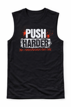 PUSH HARDER Dry Fit Gym Tank Top – 100% Polyester Sleeveless Workout Shirt