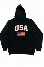 USA Classic Fit Hoodie – Midweight 280 GSM Cotton Blend with High-Quality DTF Print