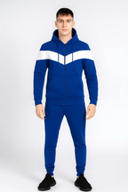 Men’s Contrast Panel Fleece Tracksuit | Casual, Gym & Streetwear Essential