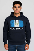 Guatemala Flag Hoodie – Vintage Distressed Print | Unisex Fleece