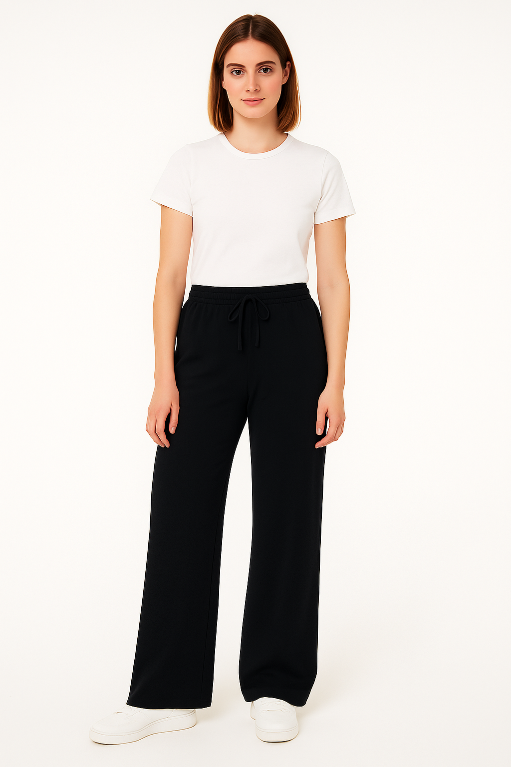 Unisex French Terry Wide-Leg Pants Main image