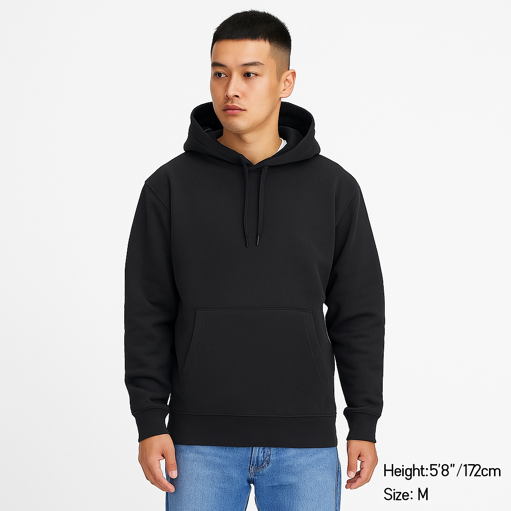 Classic Fleece Pullover Hoodie 280 GSM, Mid Weight