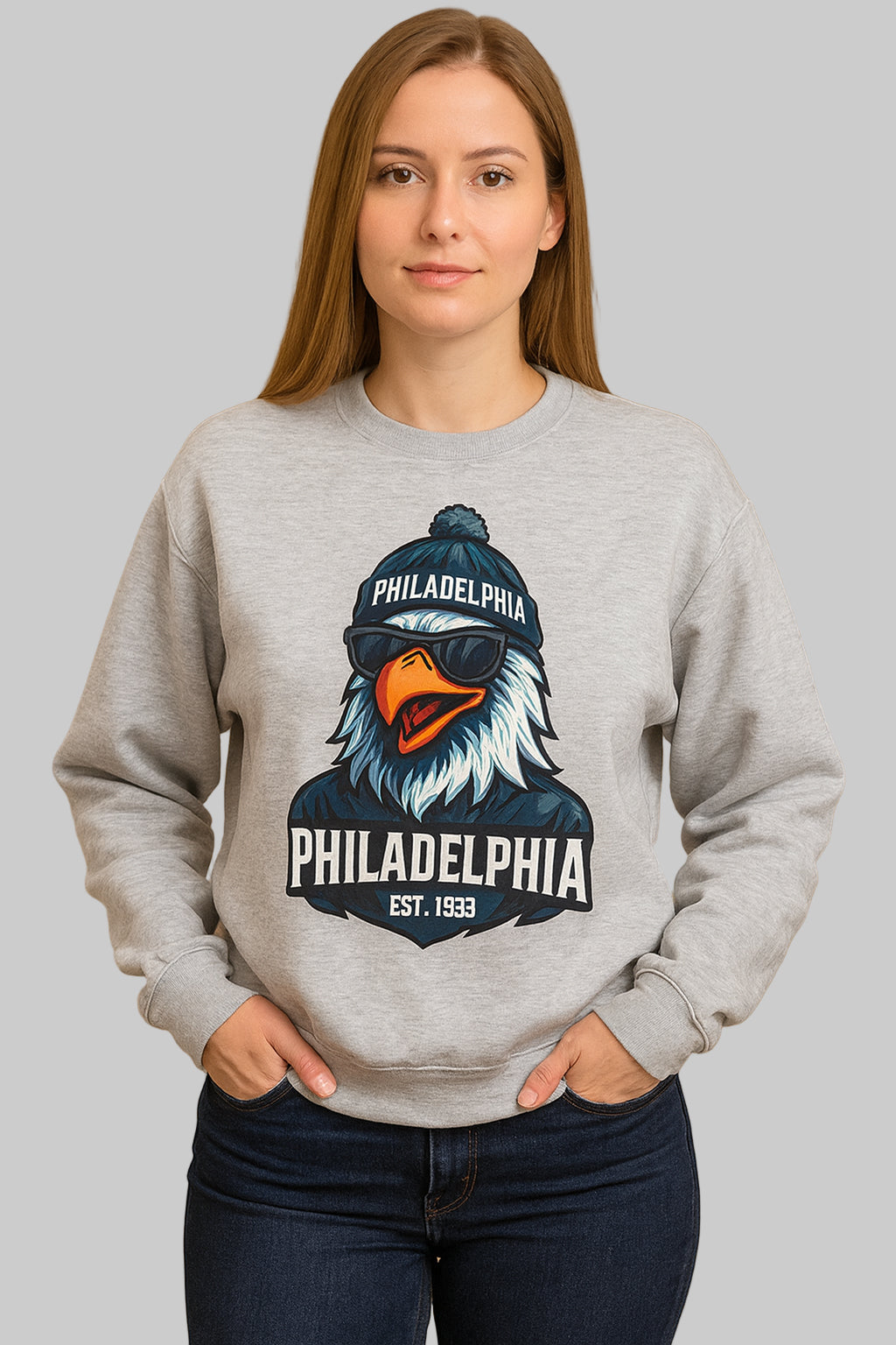 Philadelphia Eagle Spirit Crewneck – Classic Streetwear Sweatshirt Secondary image