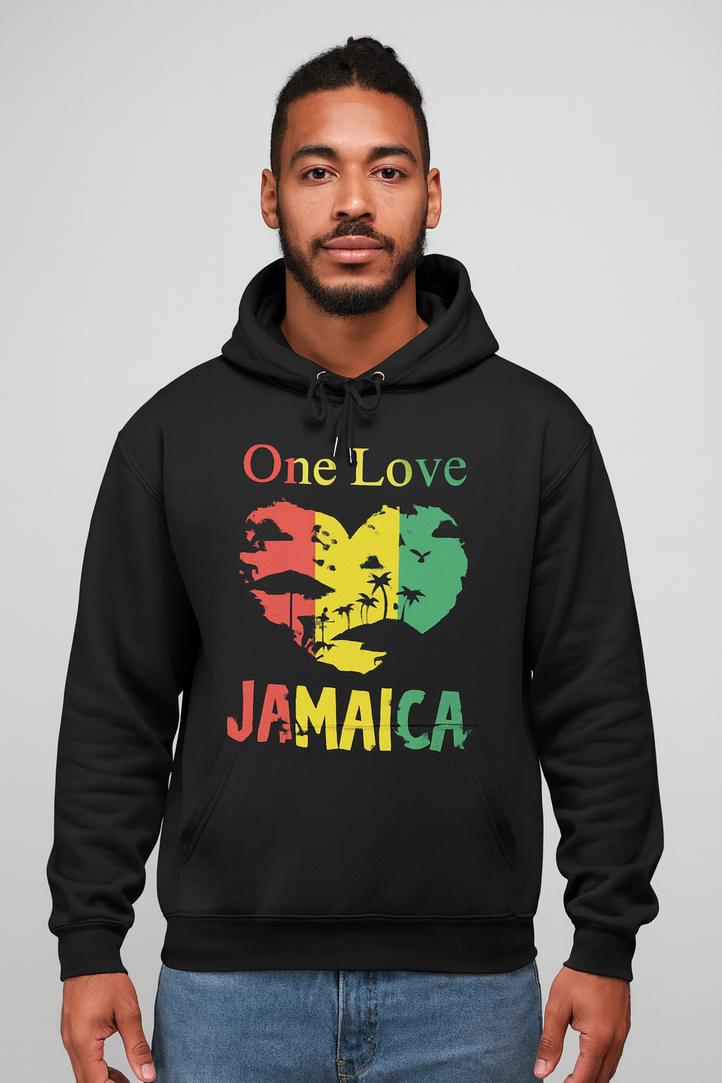 One Love Jamaica Hoodie | Rasta Vibes & Island Pride