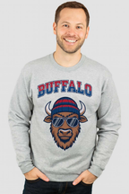 Buffalo football Team Spirit Sweatshirt Bull Mascot