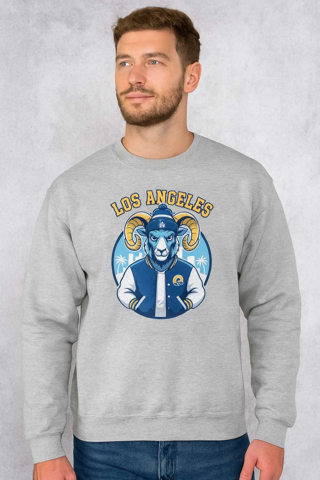 Los Angeles Ram Spirit Sweatshirt, Ram Mascot
