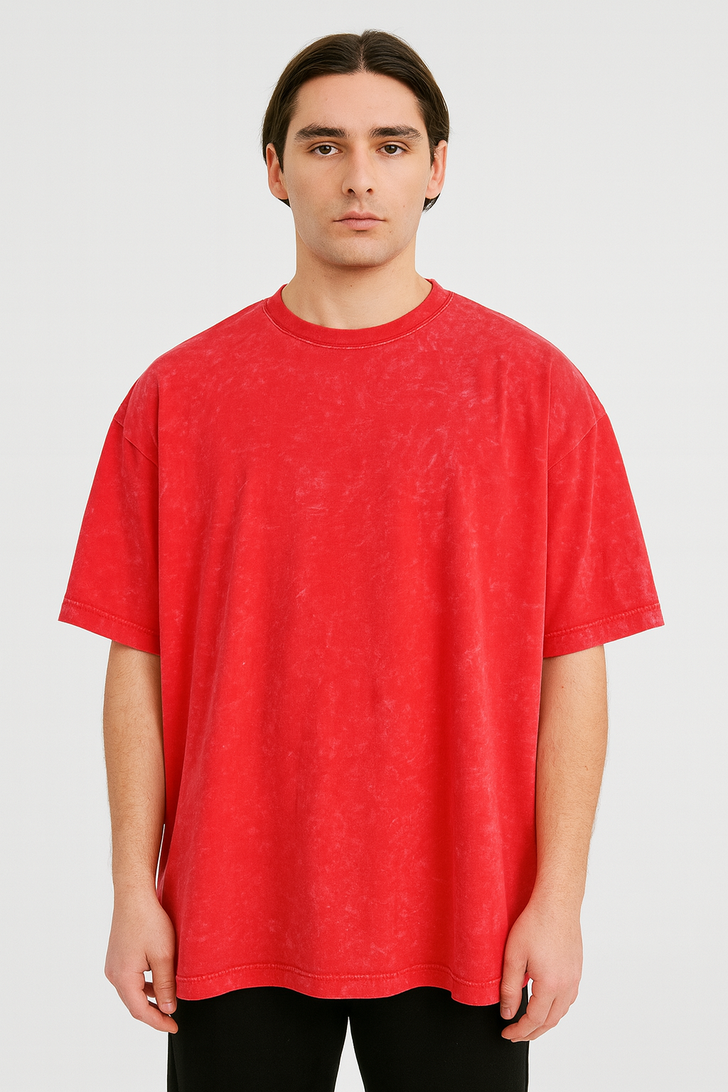 Premium Heavy, Oversized Acid Wash T-Shirt | 100% Cotton Drop Shoulder Tee