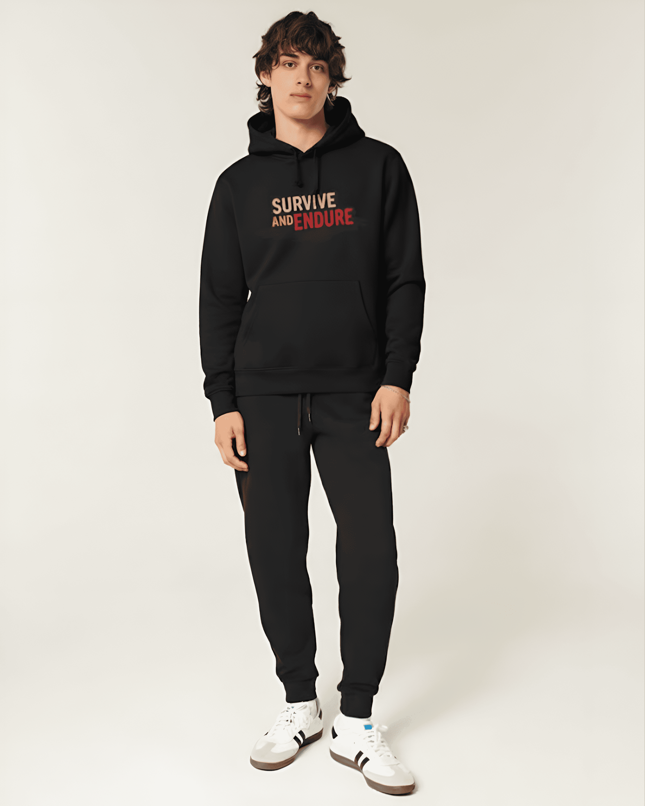 Survive & Endure “Madness” Graphic Hoodie – Black