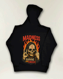 Survive & Endure “Madness” Graphic Hoodie – Black