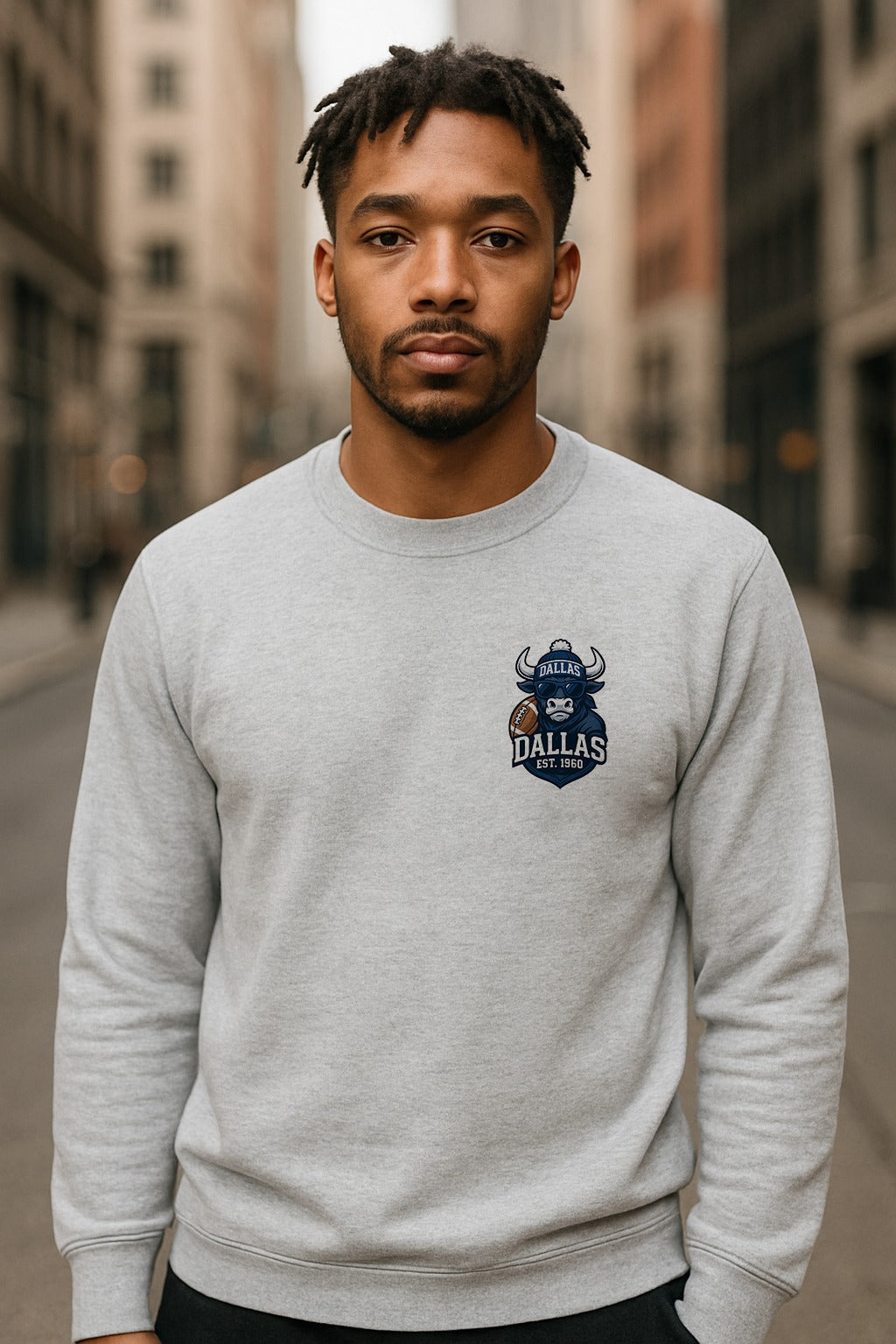 Dallas Bull Heritage Crewneck, Vintage-Inspired Secondary image