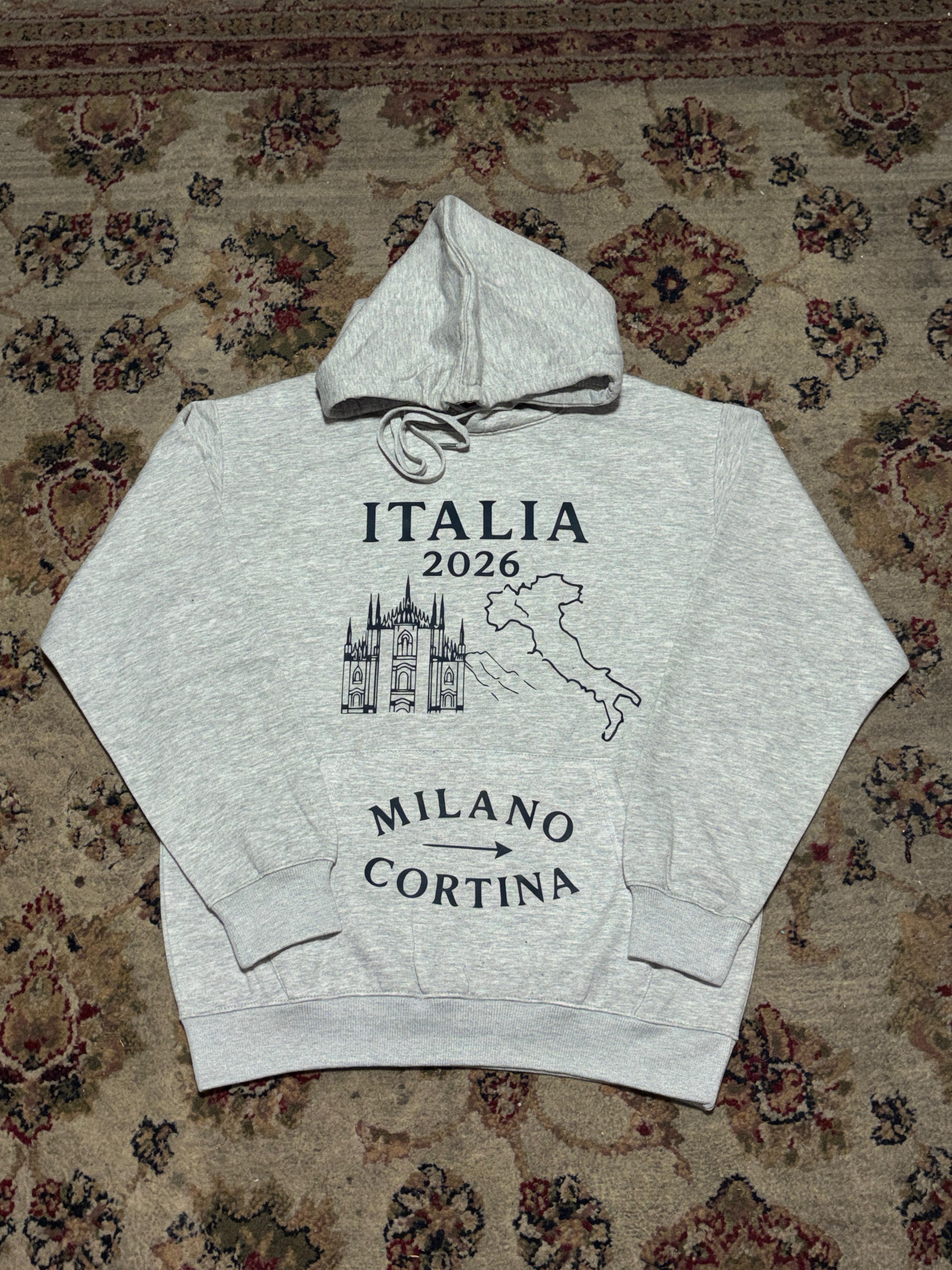 Italia 2026 Olympics Milano–Cortina Hoodie – Premium Fleece – Unisex