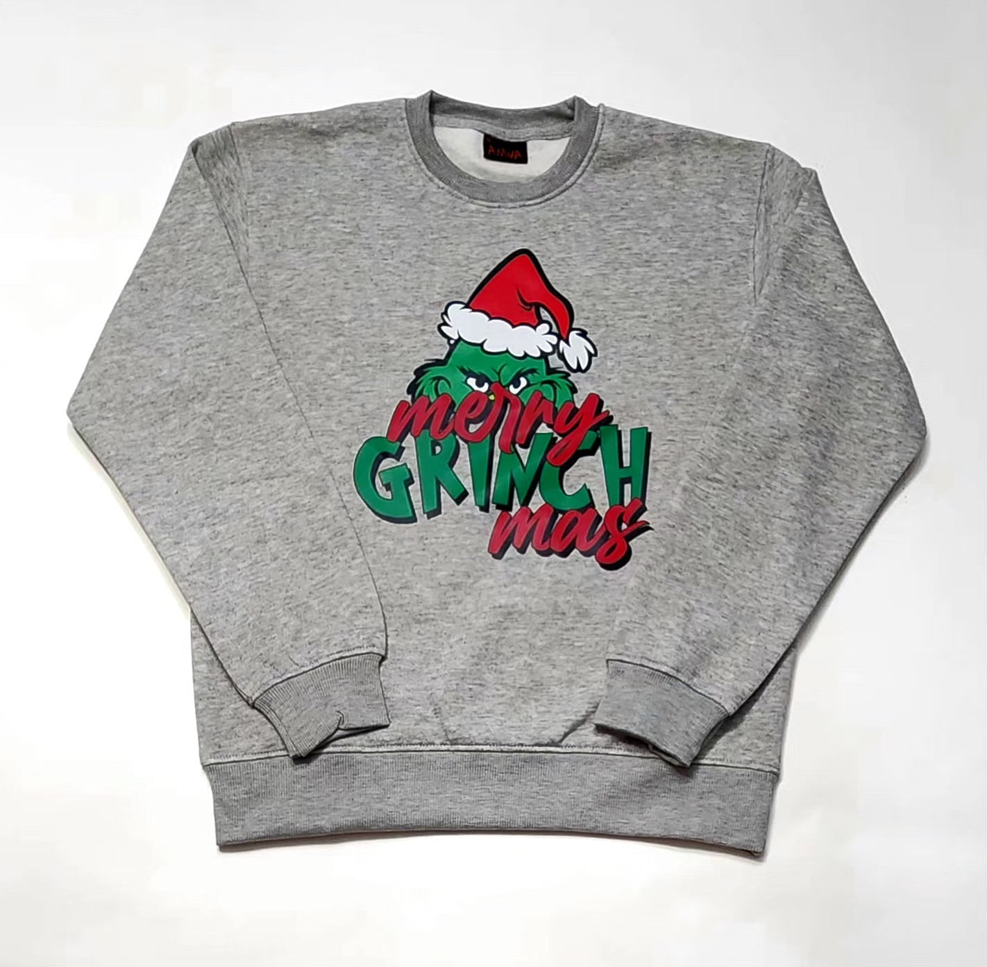 Grinch Christmas Crew Neck Sweatshirt