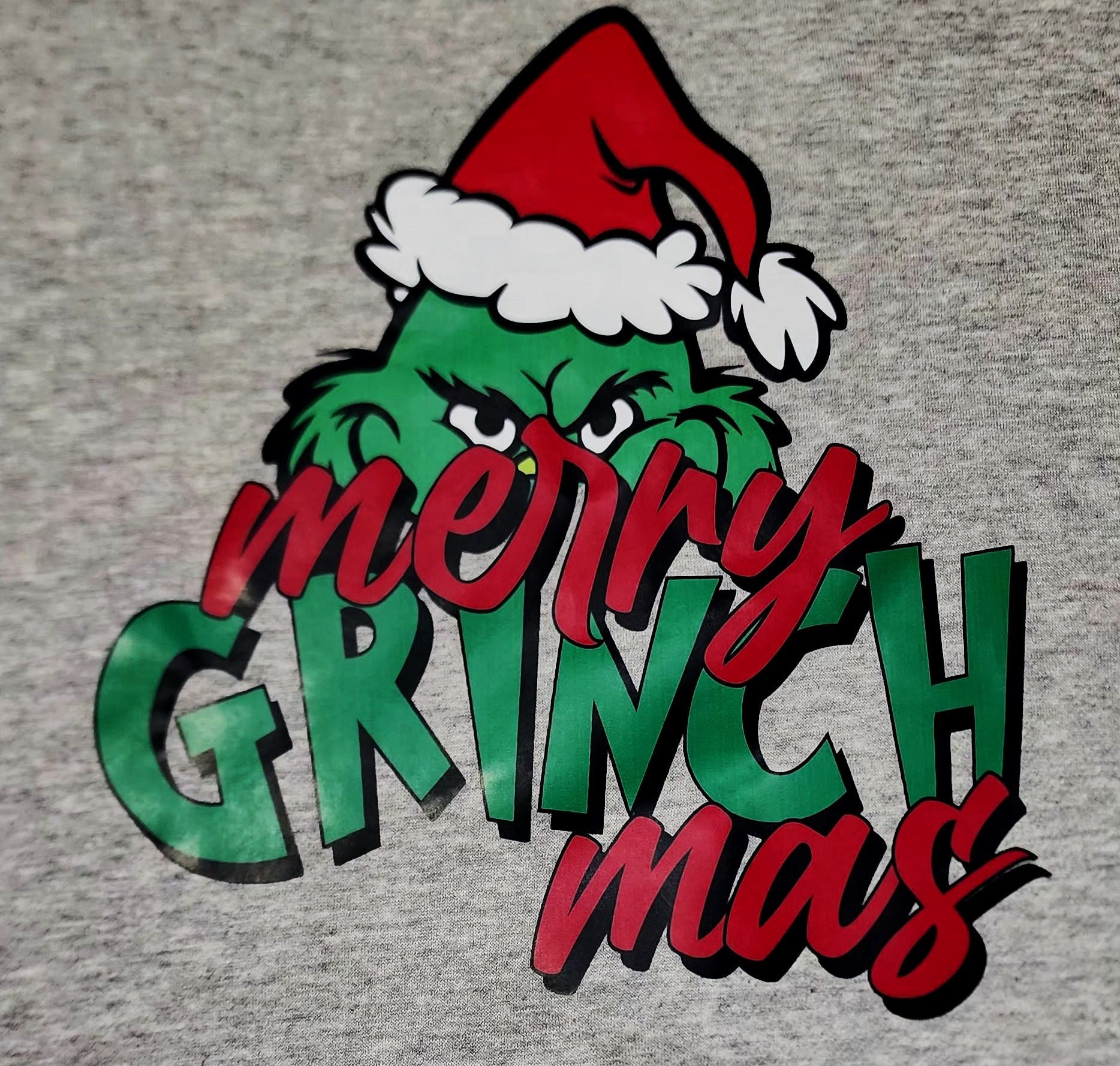 Grinch Christmas Crew Neck Sweatshirt