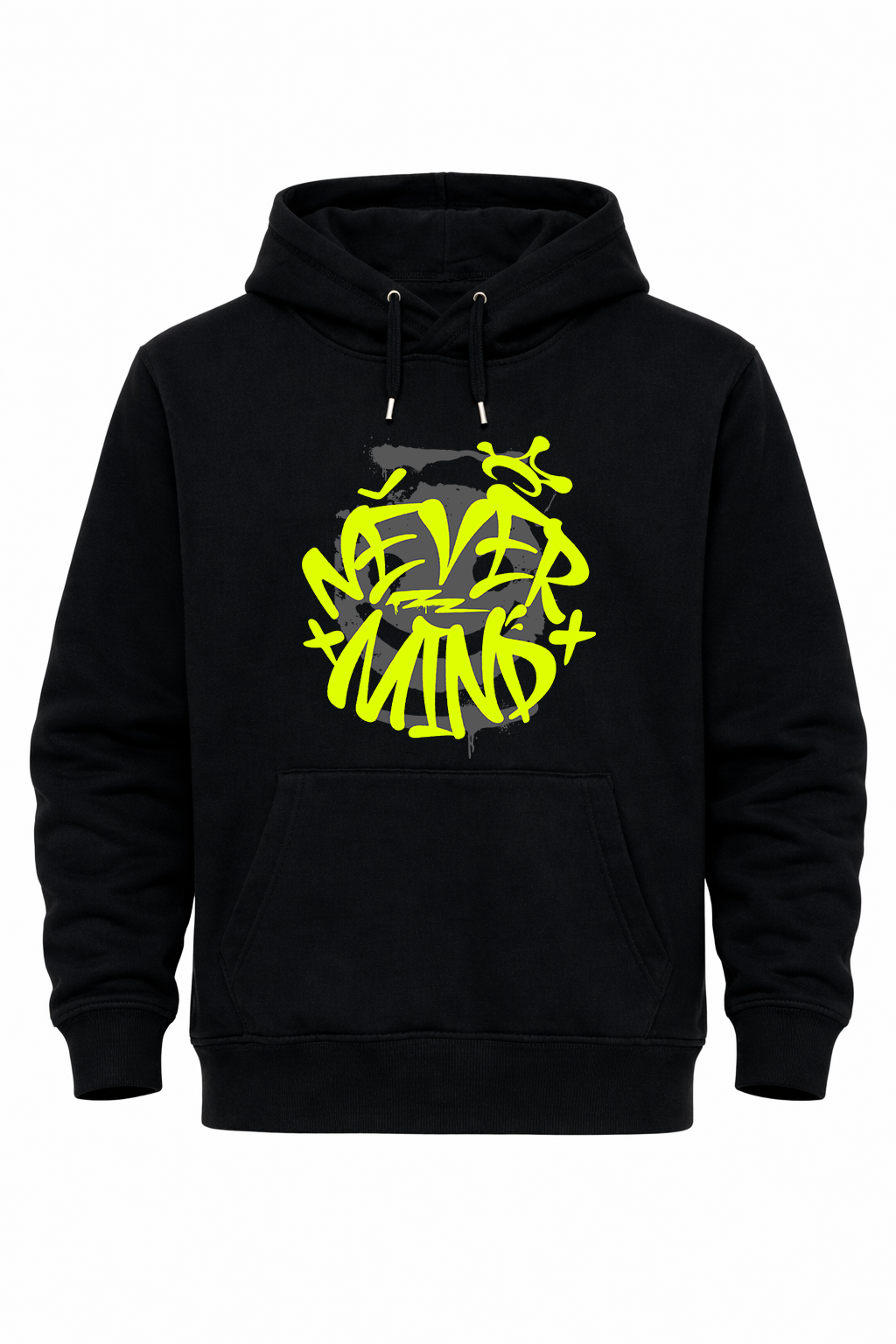 Never Mind Printed Hoodie